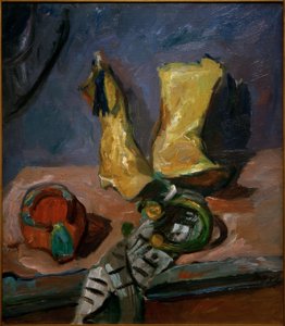 Still Life with Yellow Boots