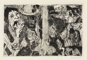 Street II by Max Beckmann