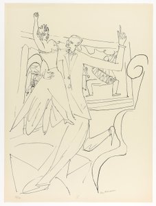 Tango, plate four from Day and Dream by Max Beckmann
