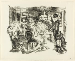 Tavern by Max Beckmann