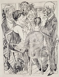 The Disappointed I by Max Beckmann