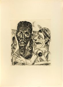 The Negro (plate six from Jahrmarkt)