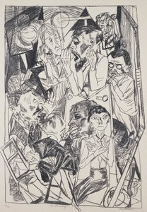 The Ideologues by Max Beckmann