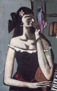 Woman with a Parrot