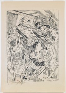 plate 10: The Last Ones by Max Beckmann