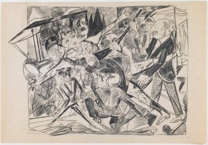 Martyrdom (plate 4) by Max Beckmann