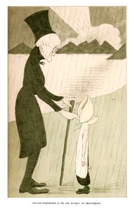 William Wordsworth in the Lake District, at Cross-Purposes by Henry Maximilian Beerbohm