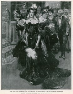 The Note of Mourning at the Opening of Parliament: The Black-Robed Peeresses