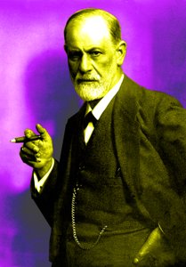 Austrian psychoanalyst Sigmund Freud in 1921 (photo by Max Halberstadt)