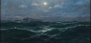 Steamer on the High Seas