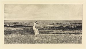 By the Sea (Intermezzi, Opus IV, Sheet 2) by Max Klinger