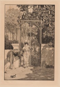 At the Gate by Max Klinger