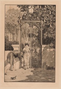At the Gate by Max Klinger
