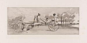 Cupid, Death and the Beyond, plate XII from Intermezzos, 1881 by Max Klinger