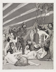 The Camp (Tent, Opus XIV, Part 1, No. 5) by Max Klinger