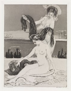 The Swans (Tent, Opus XIV, Part 1, No. 4) by Max Klinger