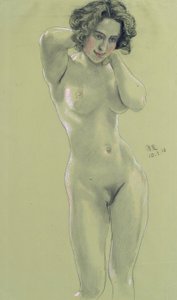 Female Nude by Max Klinger
