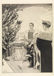 Ruler (From Death, Second Part, Opus XI, Sheet 2) by Max Klinger