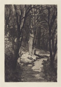 In the Forest by Max Klinger