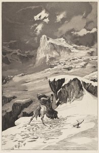 Fighting Centaurs by Max Klinger