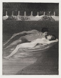 Night (Tent, Opus XIV, Part 1, No. 12) by Max Klinger