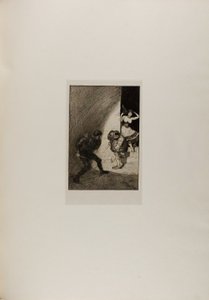Rivals, plate seven from A Life by Max Klinger