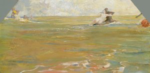 Sea Gods in the Ocean by Max Klinger