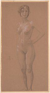Standing Nude by Max Klinger