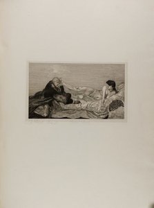 The Proposition, plate six from A Life by Max Klinger