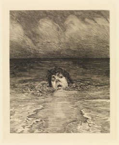 Downfall (A Life, Opus VIII, Plate 12) by Max Klinger