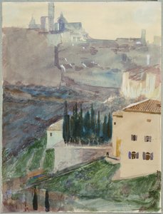 View of Siena by Max Klinger
