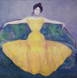 Lady in a Yellow Dress
