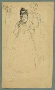 Scene in a Dressing Room by Max Kurzweil