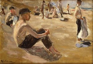 Bathing Boys by Max Liebermann