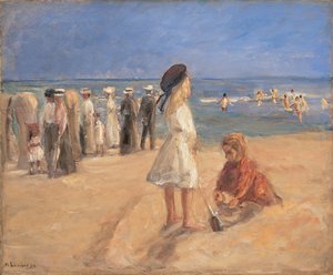 Beach Life, 1916 by Max Liebermann