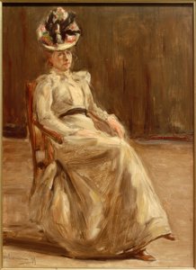 Portrait of a Seated Lady in Full Figure