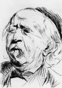 Hermann Cohen by Max Liebermann