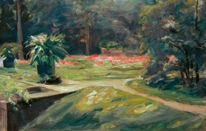 M. Liebermann, Wannsee Garden Flower Terrace by Max Liebermann