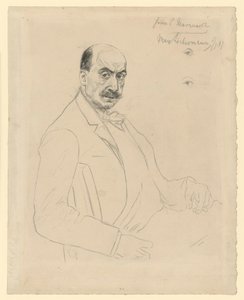 Self-Portrait (Intermediate Study During Work on the Etching Schiefler 60) by Max Liebermann