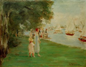 Walkers on the Shore of Wannsee