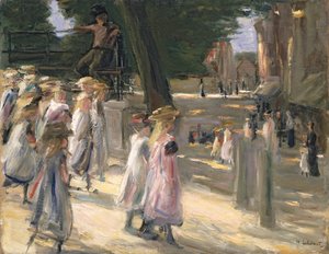 The Road to the School at Edam by Max Liebermann