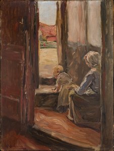 The First Step (Mother and Child, Small Sketch)