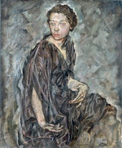 Portrait of Tilla Durieux, Austrian Actress and Comedian