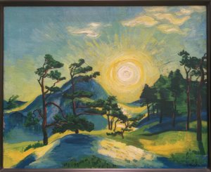 Rising Sun by Max Pechstein