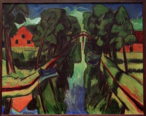 The Mill Ditch by Max Pechstein
