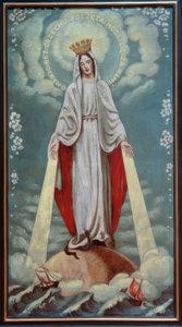 The Virgin Mary as Intercessor by Max Pechstein