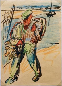 Returning Fisherman by Max Pechstein