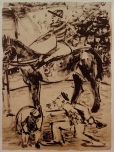 In the Arena by Max Pechstein