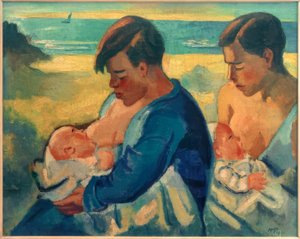 Nurturing Mothers by Max Pechstein