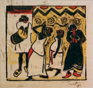 Negro Dance Group, Somali Dance by Max Pechstein